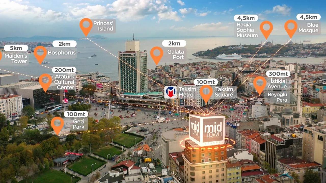 موقع الفندق Midtown Hotel Istanbul
