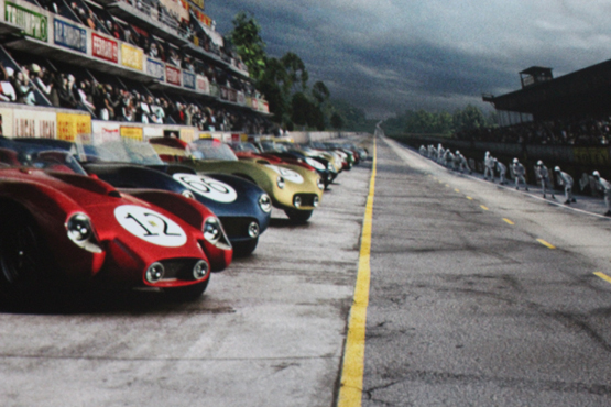 شاشة عرض داخل فيراري بوضبي