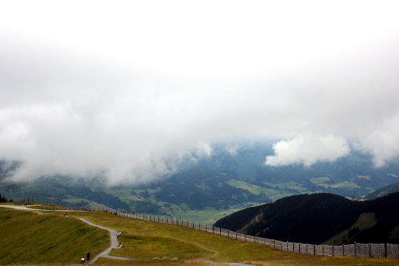 schmittenhohe-top صوره من قمة الجبل التلفريك